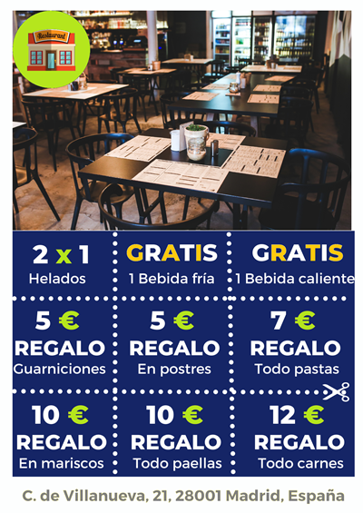 modelo de flyers de cupones para ganar ventas para tu charcuteria