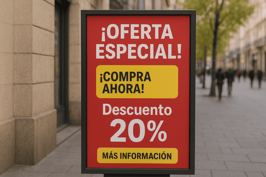 Cómo diseñar carteles publicitarios que realmente vendan
