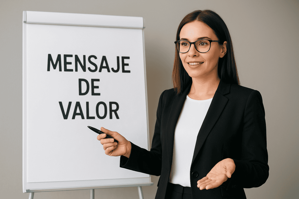 Crea un mensaje de valor que haga destacar tu negocio