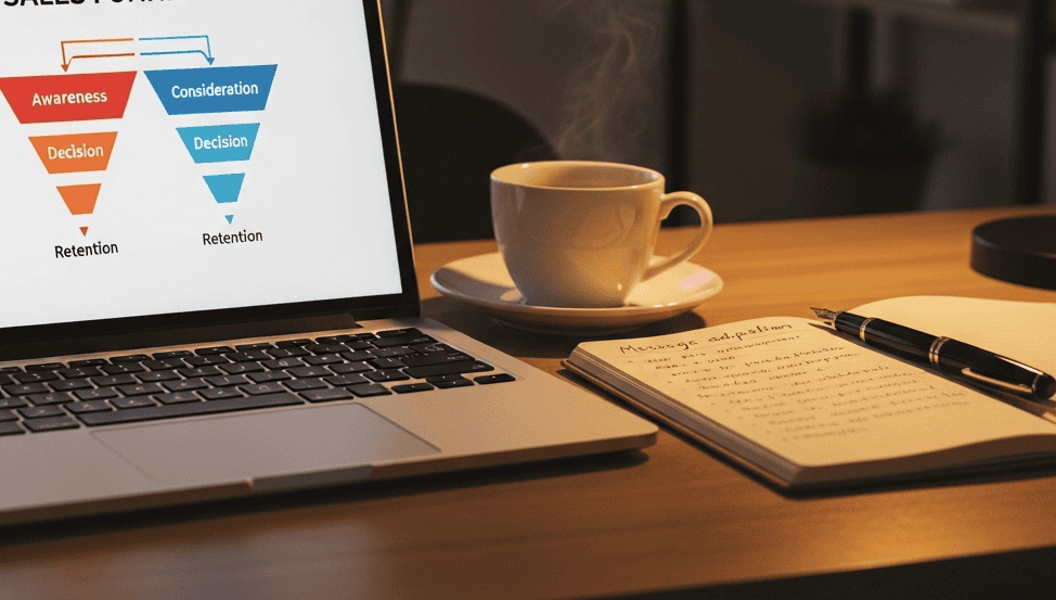 Mensajes estratégicos que conectan con tu cliente en cada etapa del embudo