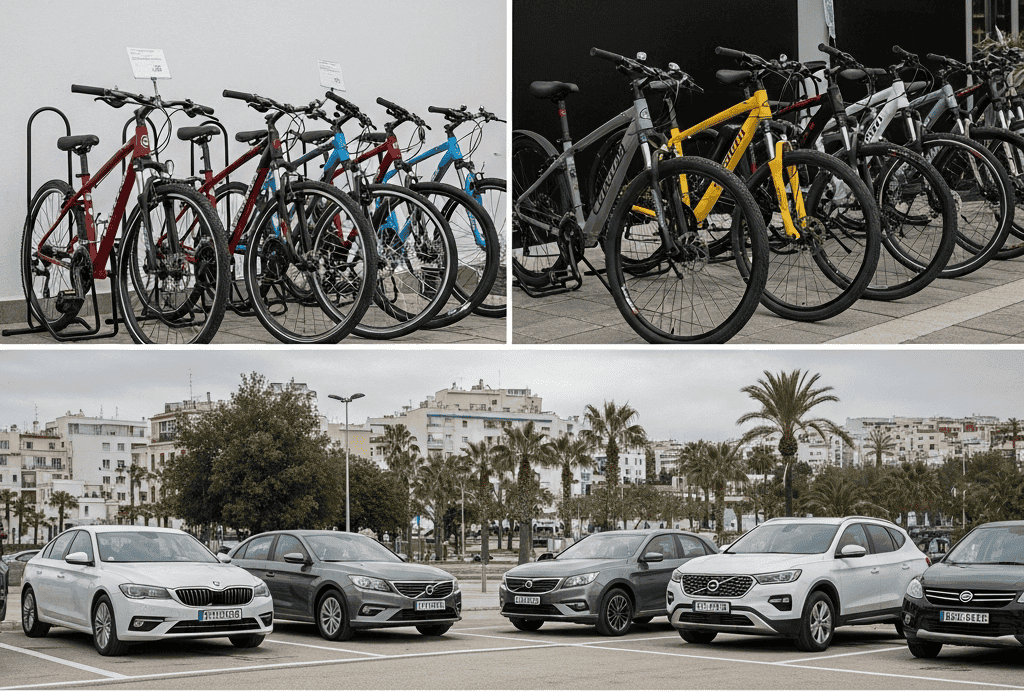 Hice destacar mi agencia de alquiler de coches y bicicletas