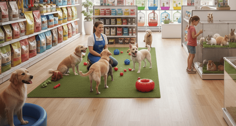 Llene mi tienda de mascotas de clientes